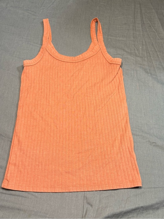 aerie Tops - aerie Ribbed Tank in Coral Peach